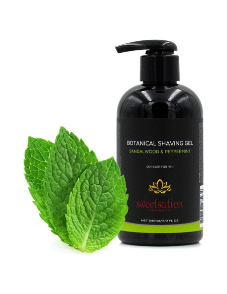 Gel de Afeitar Natural Argania 226g Sándalo y Menta Gel de Afeitar Natural Argania 226g Sándalo y Menta