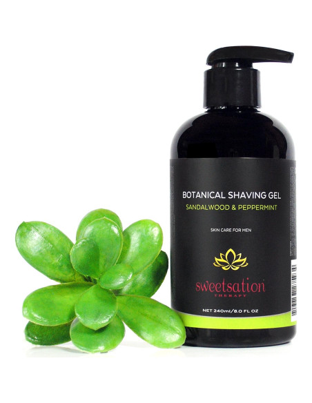 Gel de Afeitar Natural Argania 226g Sándalo y Menta Gel de Afeitar Natural Argania 226g Sándalo y Menta