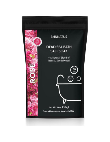 Juego de Spa de Lujo del Mar Muerto - Aromaterapia Rosa y Sándalo
