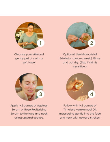 Aceite Kumkumadi Shankara Aroma a Rosa 18ml - Cuidado Facial