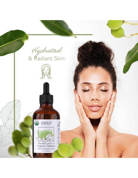 Aceite de Tamanu Orgánico HBNO 120ml Prensado en Frío Aceite de Tamanu Orgánico HBNO 120ml Prensado en Frío