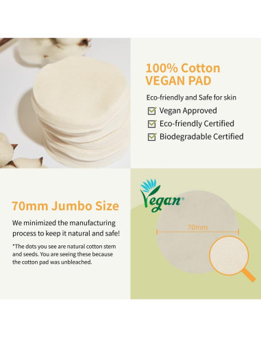 Almohadillas Tonificantes Numbuzin No.3 Jumbo 70 unidades