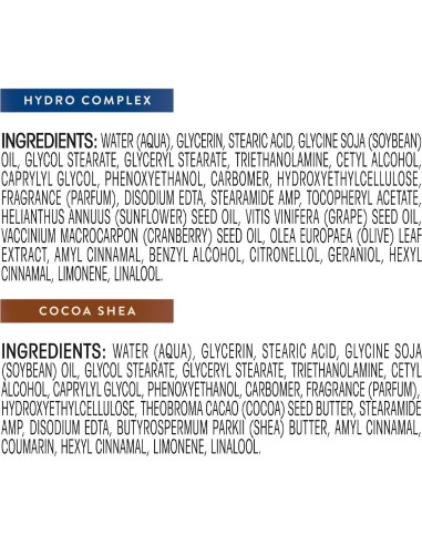 Lociones Corporales Suave - Hidratación Cocoa Shea y Terapia Avanzada - 2 Piezas
