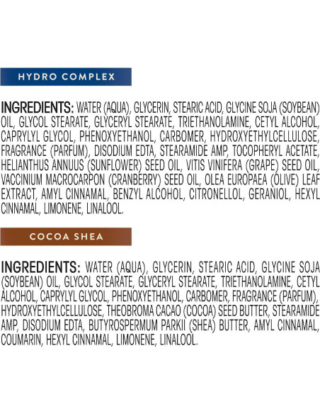 Lociones Corporales Suave - Hidratación Cocoa Shea y Terapia Avanzada - 2 Piezas Lociones Corporales Suave - Hidratación Cocoa Shea y Terapia Avanzada - 2 Piezas