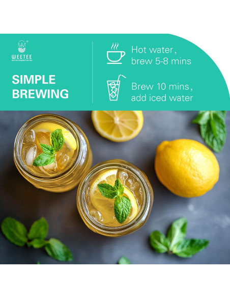 Té de Raíz de Regaliz Orgánico WT WEETEE 226.8g Sin Cafeína Té de Raíz de Regaliz Orgánico WT WEETEE 226.8g Sin Cafeína