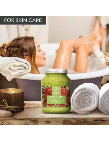 Sal de Baño Eucalipto Aromatika 1305 g - Relajante Natural