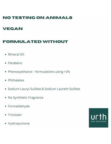 Limpiador Facial Urth 236ml con Té Blanco y Ginseng