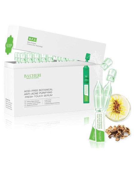 Suero Facial Antiacné BACHERI - 30 Ampollas 1.2 ml - Sin Ácido Suero Facial Antiacné BACHERI - 30 Ampollas 1.2 ml - Sin Ácido