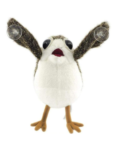 Figura Porg de Peluche Star Wars 15 cm con Ventosas