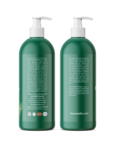 Jabón Corporal MaxTherapy 473ml x2 - Árbol de Té y Hierba Limón