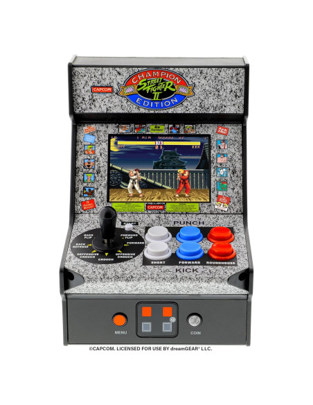 Mi Arcade Street Fighter II Edición Campeón Mini 19.05 cm Mi Arcade Street Fighter II Edición Campeón Mini 19.05 cm