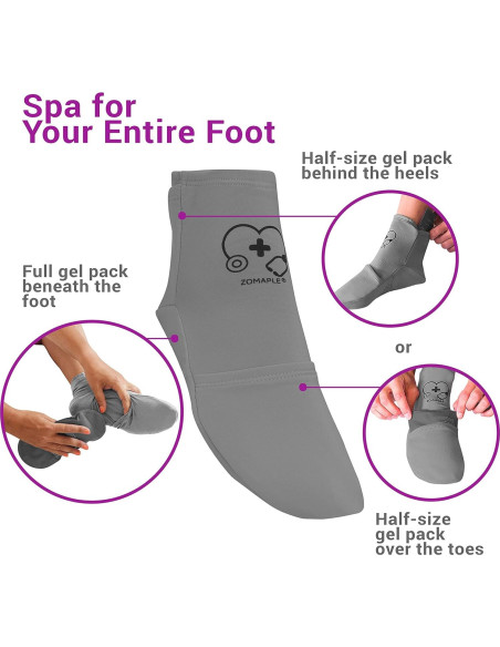 Calcetines de Terapia Fría Zomaple - Nailon Medianos para Alivio Calcetines de Terapia Fría Zomaple - Nailon Medianos para Alivio