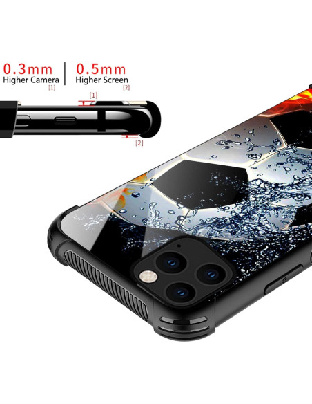 Funda Antichoque CARLOCA para iPhone 14 - Diseño Fútbol Funda Antichoque CARLOCA para iPhone 14 - Diseño Fútbol