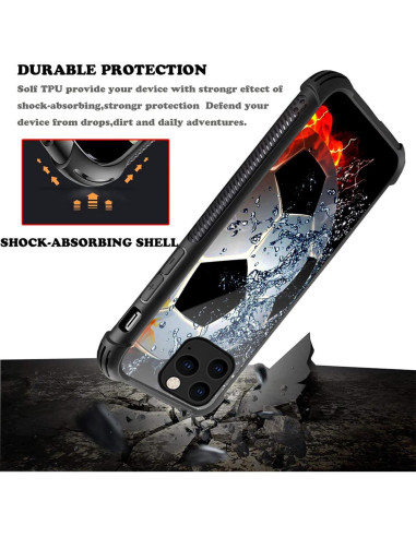 Funda Antichoque CARLOCA para iPhone 14 - Diseño Fútbol