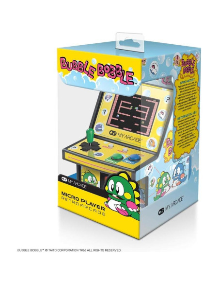 Máquina de Arcade Mini My Arcade Bubble Bobble 17.15 cm Máquina de Arcade Mini My Arcade Bubble Bobble 17.15 cm