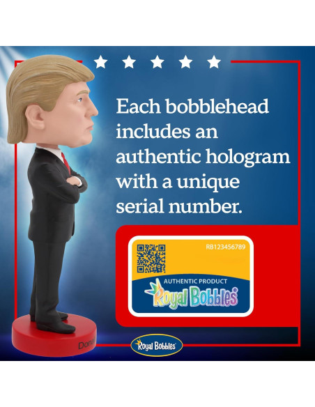 Bobblehead Donald Trump 45 Presidente - Royal Bobbles 20.32 cm Bobblehead Donald Trump 45 Presidente - Royal Bobbles 20.32 cm