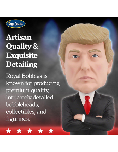 Bobblehead Donald Trump 45 Presidente - Royal Bobbles 20.32 cm Bobblehead Donald Trump 45 Presidente - Royal Bobbles 20.32 cm