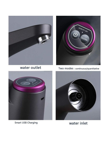 Dispensador de Agua CozyBlue, Bomba Portátil USB 5 Galones