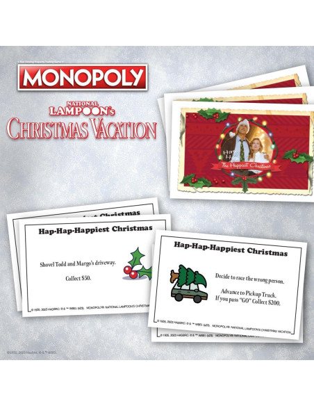 Monopoly Vacaciones de Navidad National Lampoon - Juego de Mesa 2-6 Jugadores Monopoly Vacaciones de Navidad National Lampoon - Juego de Mesa 2-6 Jugadores