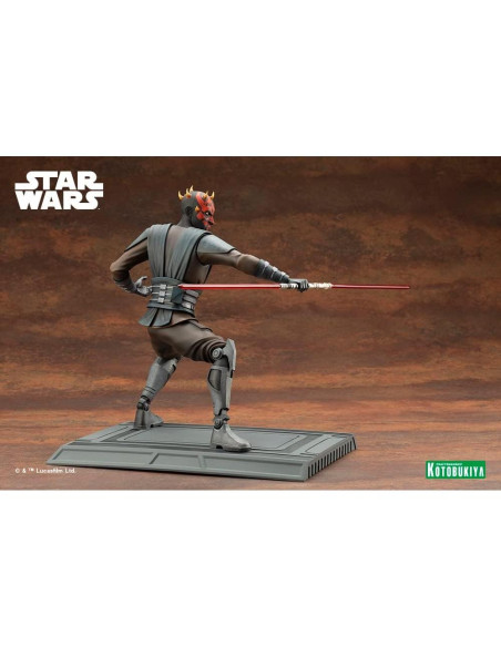 Estatua ARTFX Darth Maul Kotobukiya 25.9 cm Las Guerras Clon Estatua ARTFX Darth Maul Kotobukiya 25.9 cm Las Guerras Clon