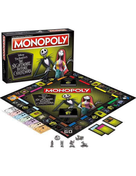 Monopoly Disney Tim Burton Pesadilla Antes de Navidad Juego de Mesa Monopoly Disney Tim Burton Pesadilla Antes de Navidad Juego de Mesa