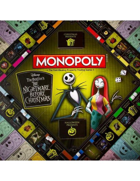 Monopoly Disney Tim Burton Pesadilla Antes de Navidad Juego de Mesa Monopoly Disney Tim Burton Pesadilla Antes de Navidad Juego de Mesa