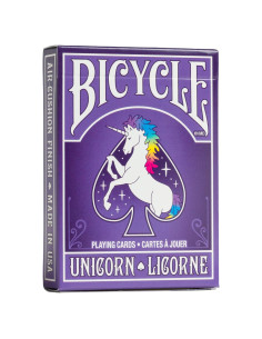 Cartas de Juego Unicornio Bicycle - Baraja Estándar 10x5 cm