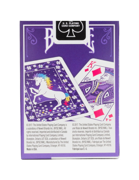 Cartas de Juego Unicornio Bicycle - Baraja Estándar 10x5 cm Cartas de Juego Unicornio Bicycle - Baraja Estándar 10x5 cm
