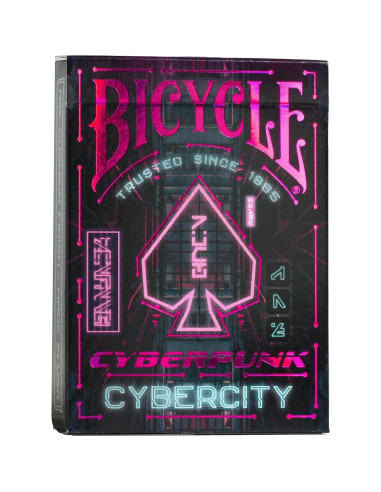 Paquete Coleccionista 6 Barajas Bicycle Cyberpunk 6.35cm
