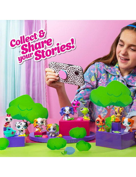 Paquete de Juego Diner Dash Littlest Pet Shop con 3 Gatos Bobble Paquete de Juego Diner Dash Littlest Pet Shop con 3 Gatos Bobble