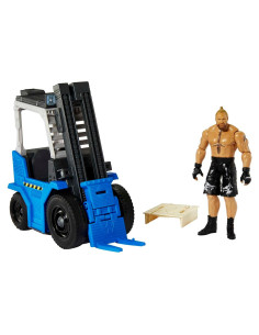 Carretilla Elevadora WWE Wrekkin Mattel con Brock Lesnar 15 cm