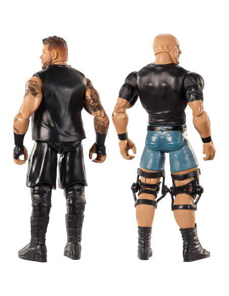 Figuras de Acción WWE Mattel 2-Pack Stone Cold vs Kevin Owens