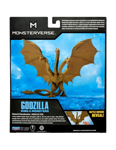Figura de Acción Godzilla Rey Ghidorah Playmates 15.24 cm