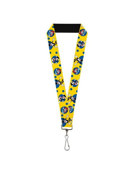 Cinta para el cuello Animaniacs Buckle-Down Amarillo 55.88 cm Cinta para el cuello Animaniacs Buckle-Down Amarillo 55.88 cm