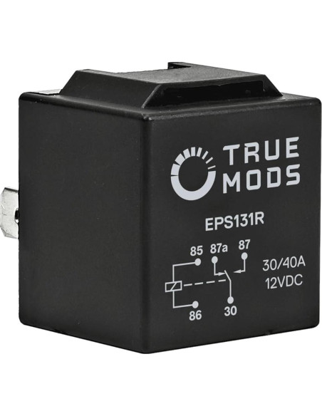 Relé Eléctrico SPDT 5 Pines Bosch True Mods 12V 40A/30A Relé Eléctrico SPDT 5 Pines Bosch True Mods 12V 40A/30A
