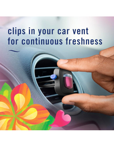 Ambientador Febreze Clip Ventilación Automóvil Gain Fresco Isla