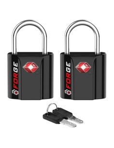 Candados de Equipaje TSA Forge - 2 Paquete, Seguridad Compacta