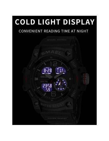 Reloj Deportivo Militar GOSASA 8007 Verde 56mm Impermeable