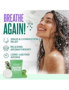 Bombas de Ducha Aromaterapia Cleverfy Eucalipto 18 Tabletas 2