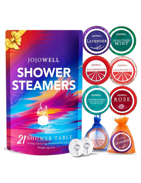 Bolsitas de Vapor para Ducha JoJowell - 21 Piezas Aromaterapia Bolsitas de Vapor para Ducha JoJowell - 21 Piezas Aromaterapia