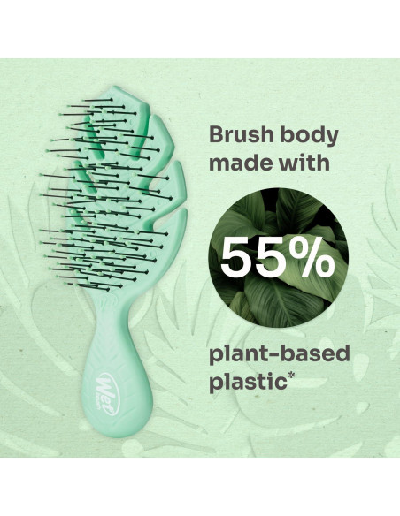 Wet Brush Go Green Mini Desenredador Verde - Cepillo de Viaje Wet Brush Go Green Mini Desenredador Verde - Cepillo de Viaje