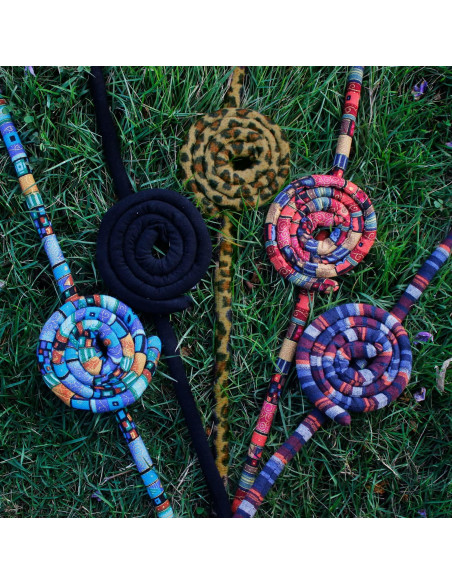 Cinta para Dreadlocks con Cierre Espiral Medianoche - Unisex Cinta para Dreadlocks con Cierre Espiral Medianoche - Unisex