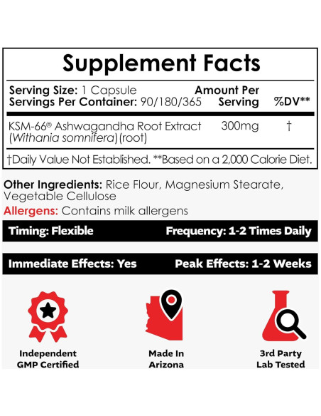 Cápsulas KSM-66 Ashwagandha Nootropics Depot 300mg 90 Unidades Cápsulas KSM-66 Ashwagandha Nootropics Depot 300mg 90 Unidades