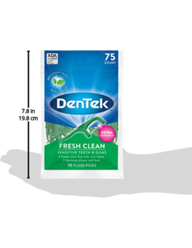 Palillos de Hilo Dental DenTek Fresh Clean 75 Unidades