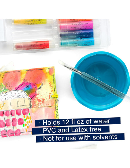 Taza de Agua Plegable Faber-Castell 350ml para Pintura Taza de Agua Plegable Faber-Castell 350ml para Pintura
