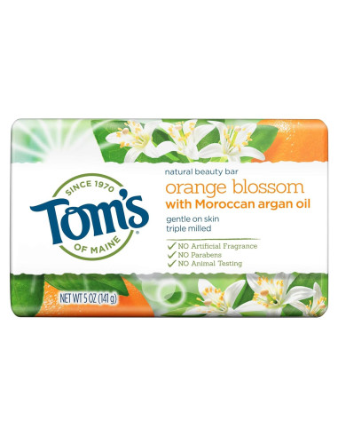 Jabón Natural Tom's of Maine 142g Flor de Naranja con Argán