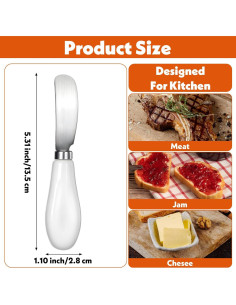 Set de 2 Cuchillos para Untar Mantequilla Ptwola 13.5 cm 2