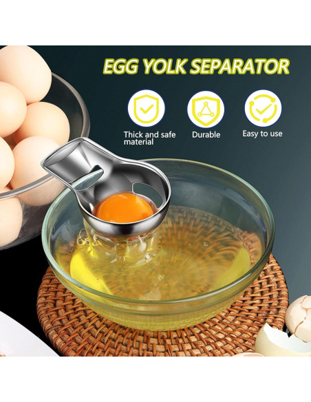 Separador de Yemas de Huevo JIAXIN Acero Inoxidable Grado Alimenticio Separador de Yemas de Huevo JIAXIN Acero Inoxidable Grado Alimenticio
