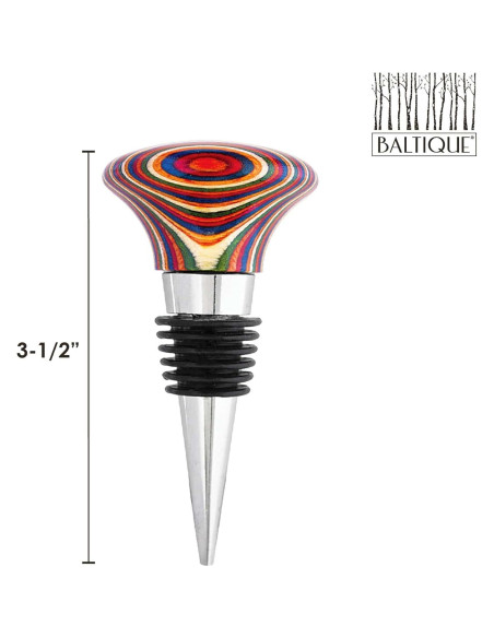 Tapon de Botella de Vino Totally Bamboo Marrakesh Multicolor Tapon de Botella de Vino Totally Bamboo Marrakesh Multicolor