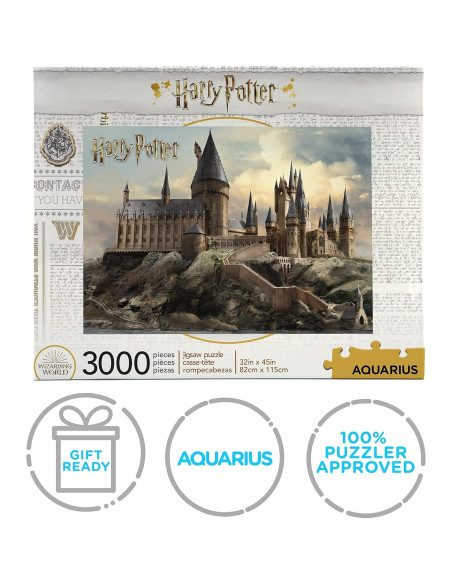 Rompecabezas Harry Potter Aquarius Castillo de Hogwarts 3000 Piezas Rompecabezas Harry Potter Aquarius Castillo de Hogwarts 3000 Piezas
